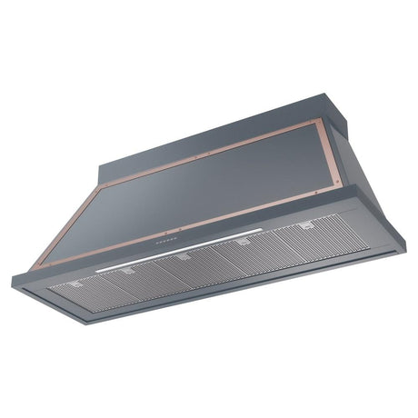 ILVE UANB60BGP Nostalgie Noblesse 60 inch Range Hood (Blue Grey, Copper)