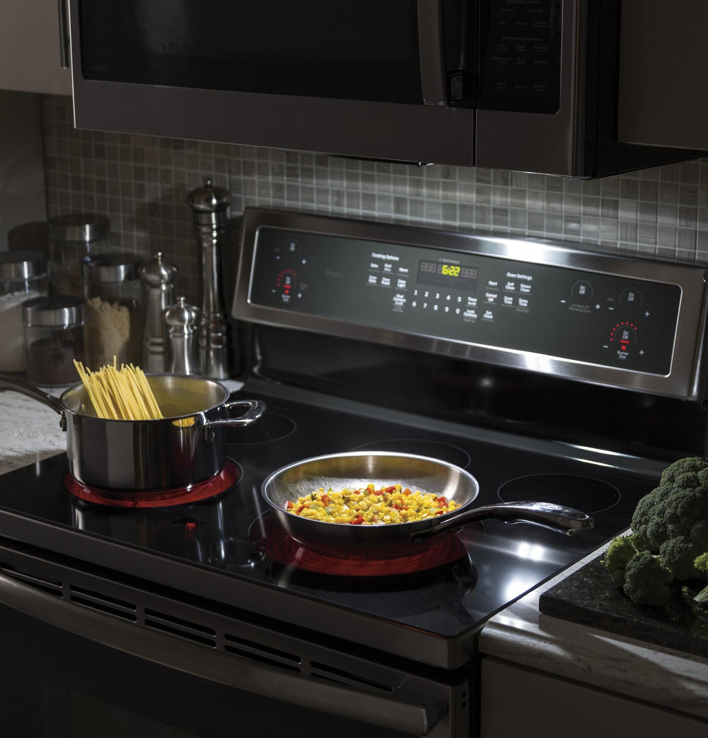 GE Profile™ 2.1 Cu. Ft. Over-the-Range Sensor Microwave Oven