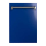 ZLINE 18 in. Dishwasher Panel with Traditional Handle (DP-18) [Color: Blue Matte]