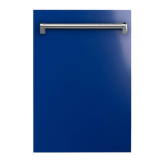 ZLINE 18 in. Dishwasher Panel with Traditional Handle (DP-18) [Color: Blue Gloss]