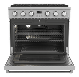 Thor Kitchen 36-inch Gas Range - Contemporary Professional - Arg36