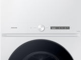 Bespoke AI Laundry Hub™ 4.6 cu. ft. Large Capacity Single Unit Washer with Steam Wash and 7.6 cu. ft. Gas Dryer in White