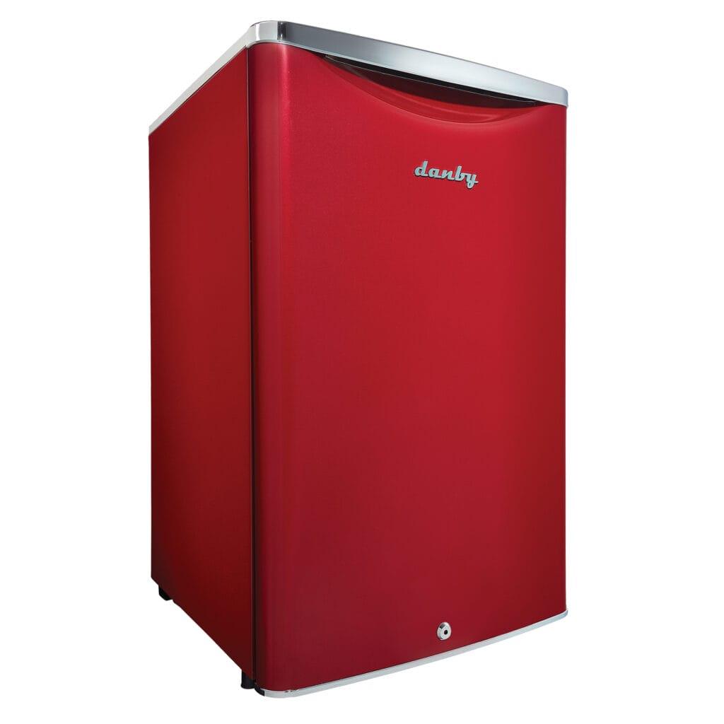 Danby 4.4 cu. ft. Retro Compact Fridge in Metallic Red ()