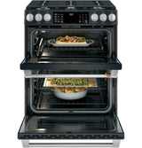 Café™ 30" Smart Slide-In, Front-Control, Dual-Fuel, Double-Oven Range with Convection