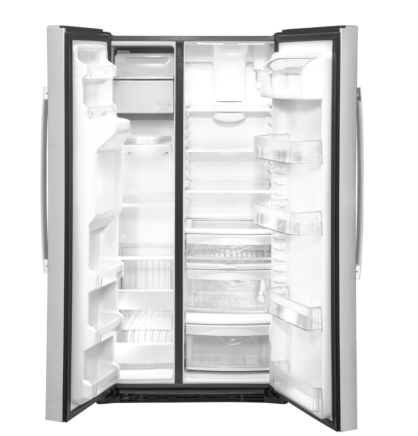 GE 21.8 Cu. Ft. Counter-Depth Fingerprint Resistant Side-By-Side Refrigerator