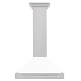 ZLINE 36 in. Stainless Steel Range Hood with Stainless Steel Handle and Color Options (KB4STX-36) [Color: White Matte Shell]