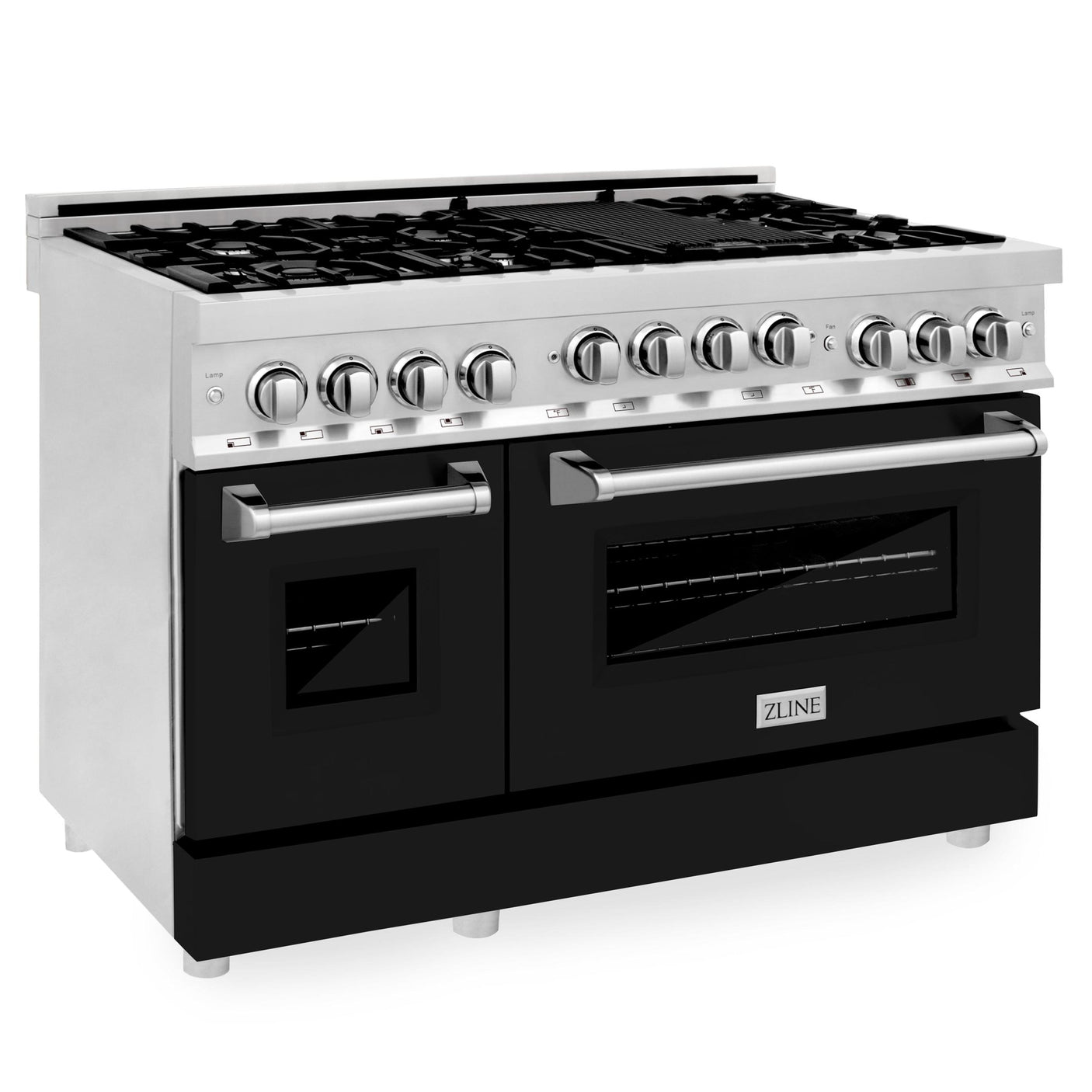 ZLINE 48" 6.0 cu. ft. Range with Gas Stove and Gas Oven in Stainless Steel (RG48) [Color: Stainless Steel]