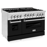 ZLINE 48" 6.0 cu. ft. Range with Gas Stove and Gas Oven in Stainless Steel (RG48) [Color: DuraSnow®]