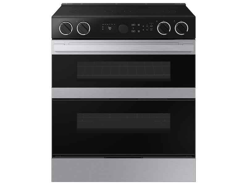 Bespoke Smart Slide-In Electric Range 6.3 cu. ft. with Flex Duo™ & Illuminated Precision Knobs in Stainless Steel