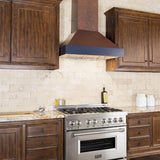 ZLINE 30" Designer Series Embossed Copper Finish Wall Range Hood (655-EBXXX-30)