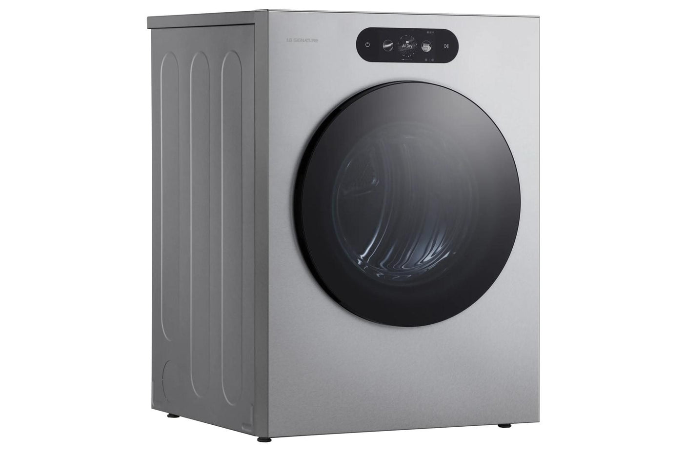 LG SIGNATURE 9.0 cu. ft. Mega Capacity Smart Front Load Gas Dryer with Built-In Intelligence, TurboSteam® and Touch LCD Control