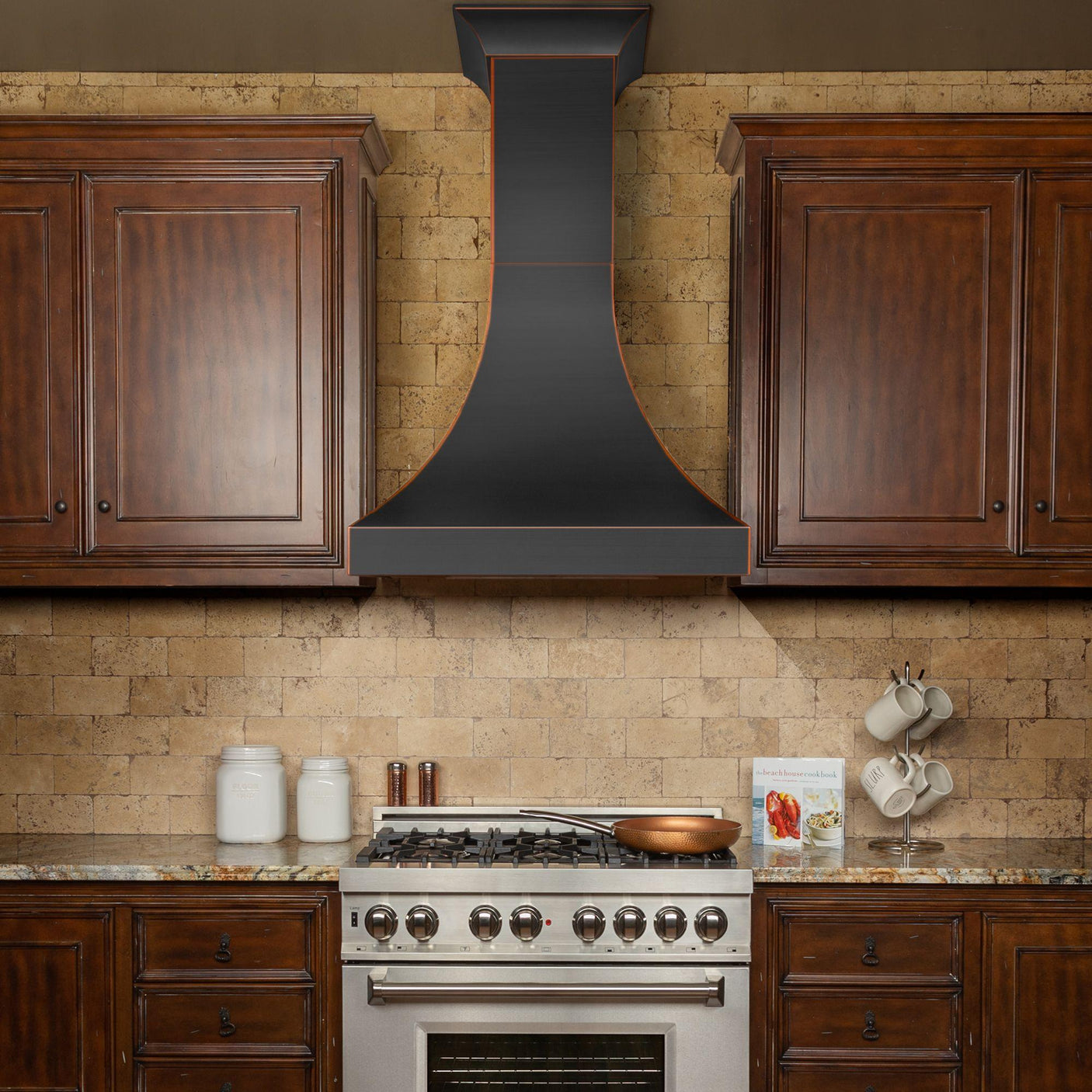 ZLINE Designer Series Oil-Rubbed Bronze Wall Range Hood (8632B)