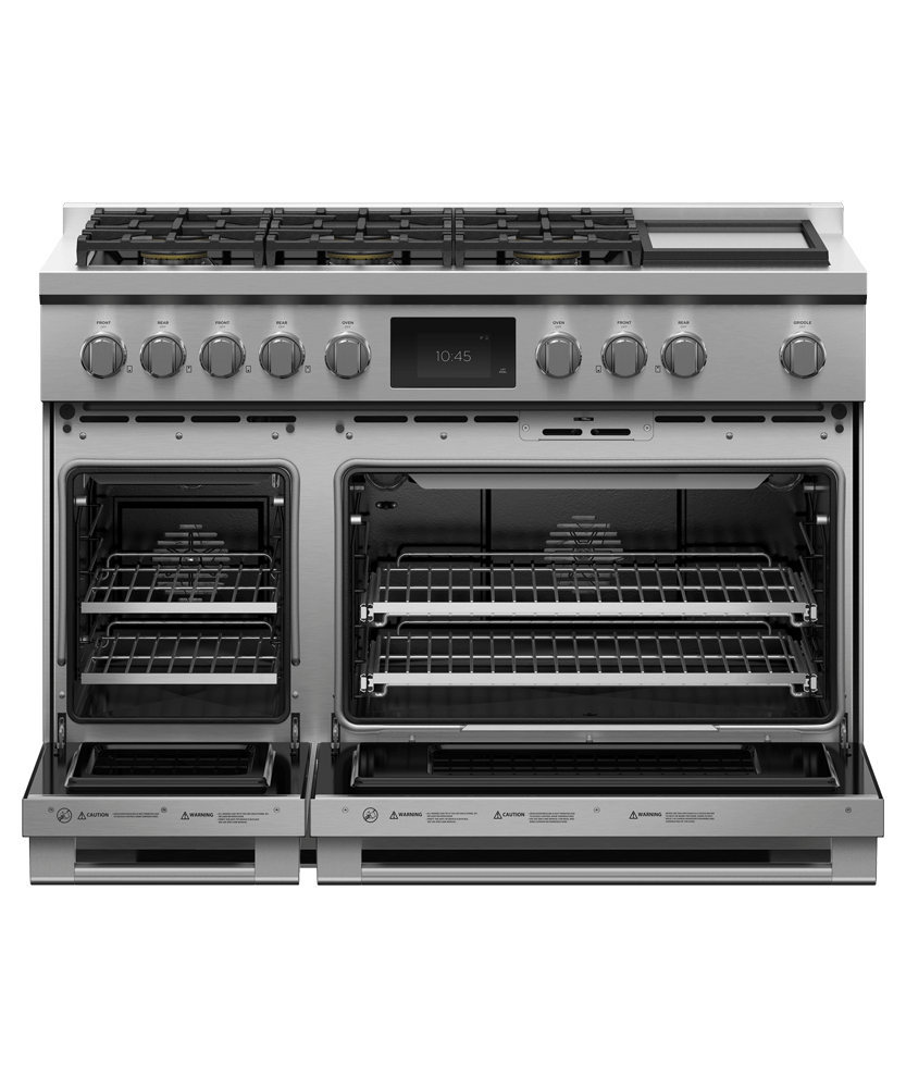 48" Series 9 Professional Dual Fuel 6 Burner with Griddle Range