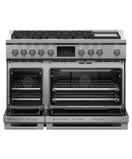 48" Series 9 Professional Dual Fuel 6 Burner with Griddle Range