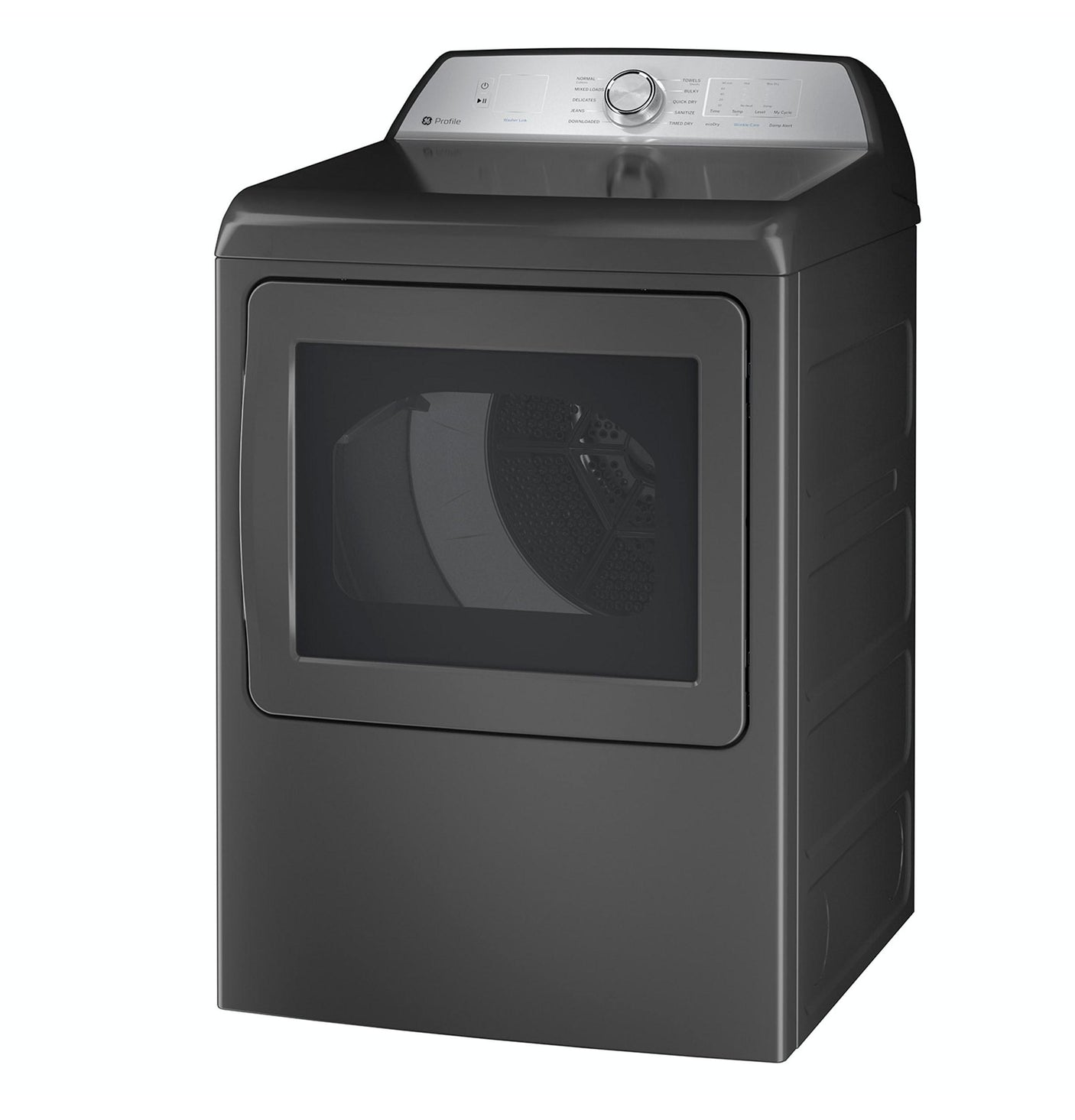 GE Profile™ ENERGY STAR® 7.4 cu. ft. Capacity aluminized alloy drum Electric Dryer with Sanitize Cycle and Sensor Dry