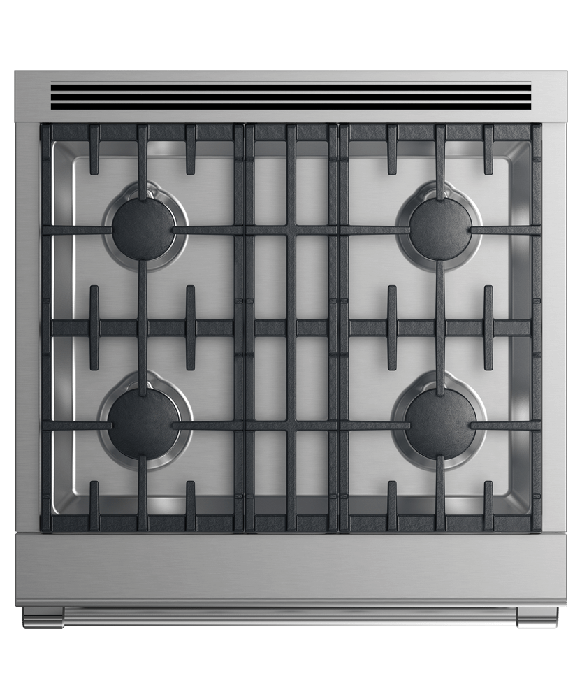 30" Series 9 Professional Duel Fuel 4 Burner Range