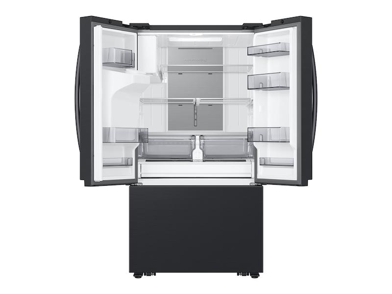 31 cu. ft. Mega Capacity 3-Door French Door Refrigerator with Four Types of Ice in Matte Black Steel