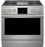 Monogram 36" Dual-Fuel Professional Range with 4 Burners and Griddle