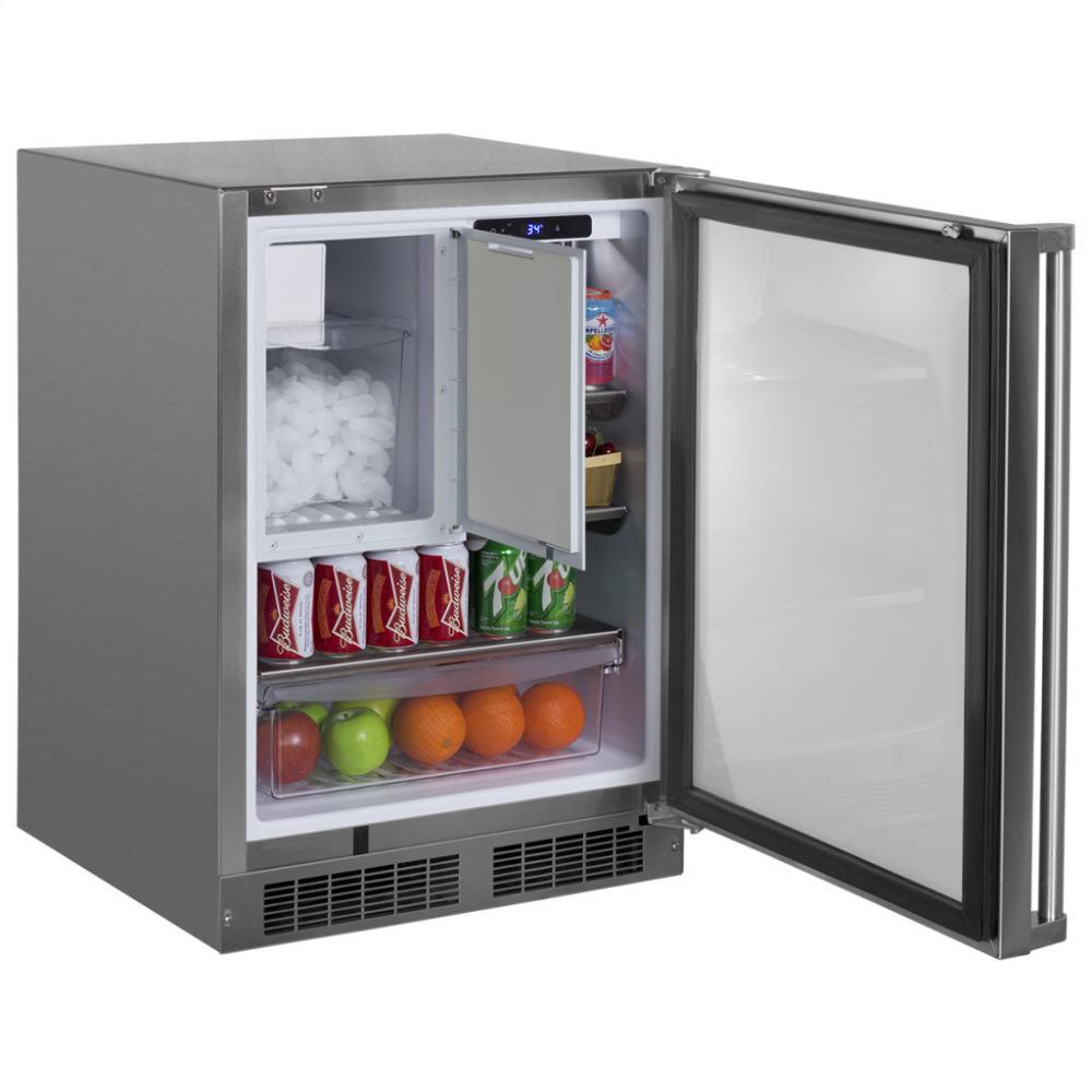 24" Outdoor Refrigerator Freezer  Marvel Premium Refrigeration - Model Number - Outdoor Ice Maker Kit