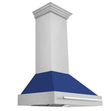 ZLINE 36 in. Stainless Steel Range Hood with Stainless Steel Handle (8654STX-36) [Color: White Matte]