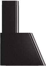 Nostalgie 40 Inch Glossy Black Wall Mount Convertible Range Hood