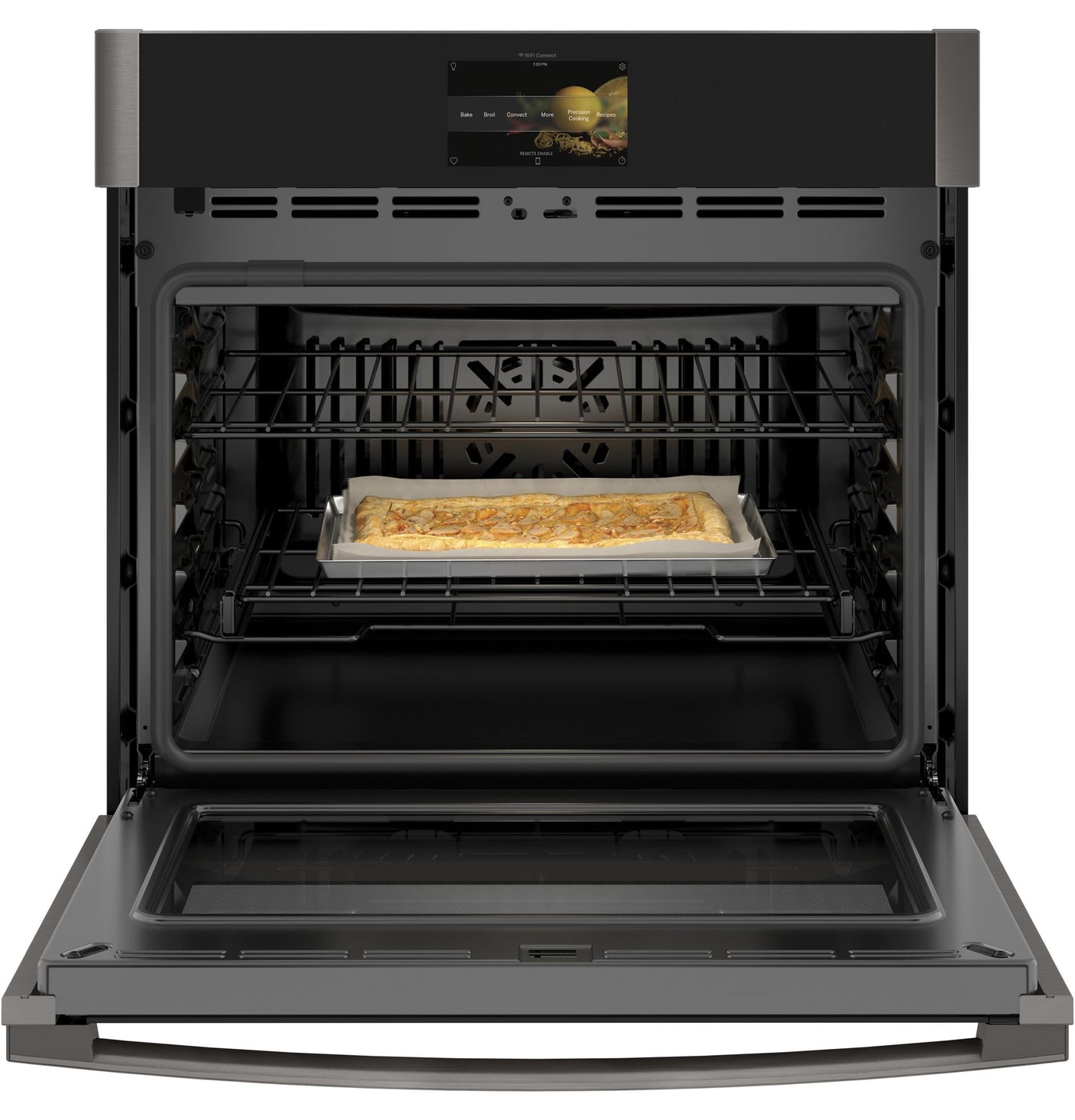 GE Profile™ 30" Smart Built-In Convection Single Wall Oven with No Preheat Air Fry and Precision Cooking