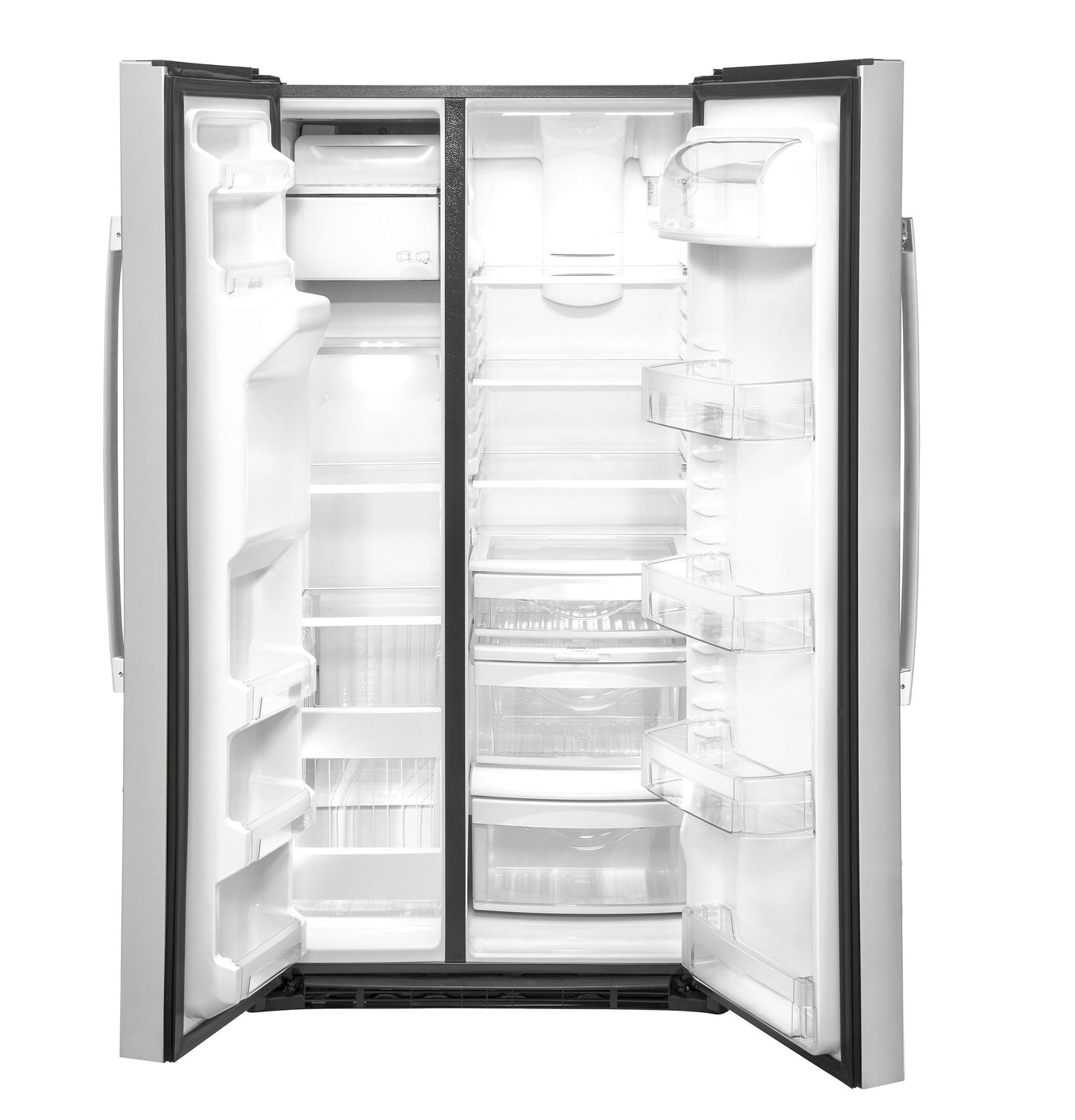 GE 25.1 Cu. Ft. Fingerprint Resistant Side-By-Side Refrigerator