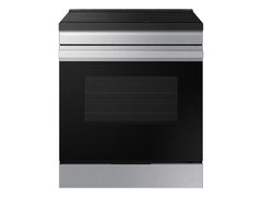 Bespoke 6.3 cu. ft. Smart Slide-In Induction Range with Anti-Scratch Glass Cooktop & Air Fry in Stainless Steel