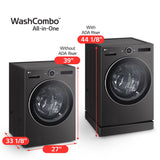 Ventless Washer/Dryer Combo LG WashCombo™ All-in-One 5.0 cu. ft. Mega Capacity with Inverter HeatPump™ Technology and Direct Drive Motor