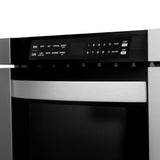 ZLINE 24 in. 1.2 cu. ft. Built-in Microwave Drawer with Color Options (MWD-1) [Color: Black Stainless Steel]