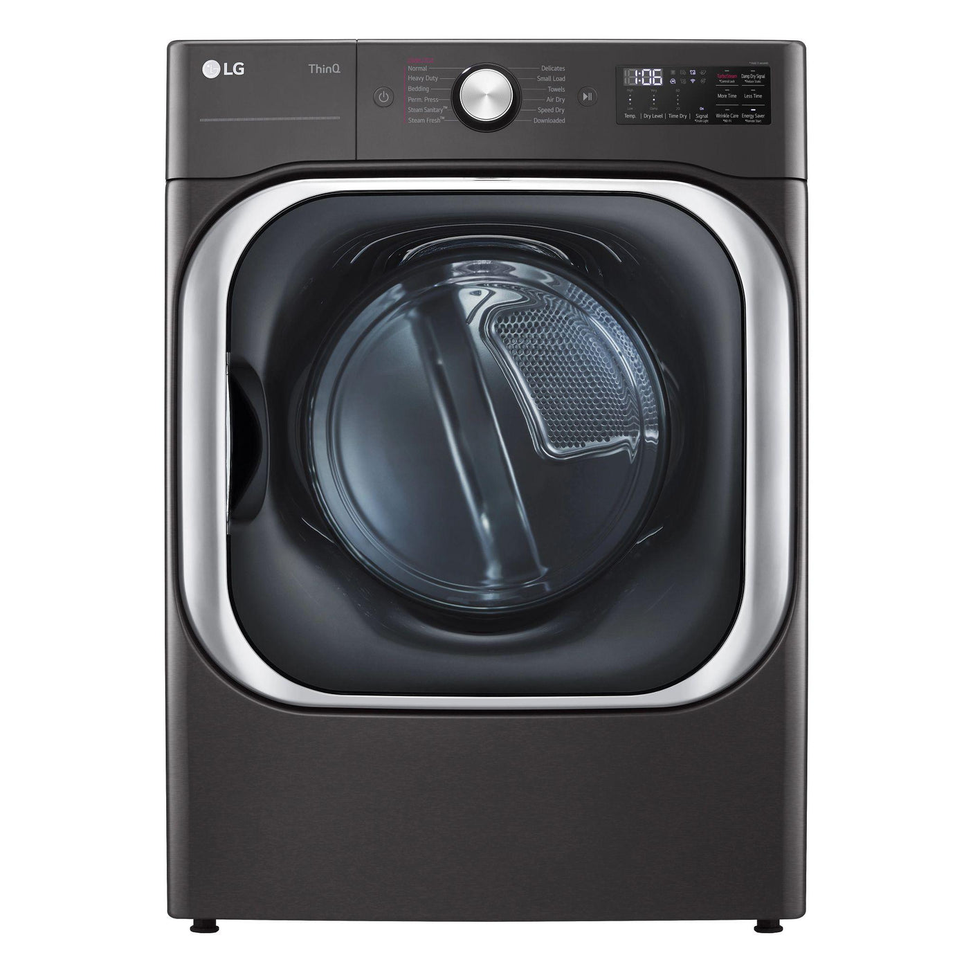 9.0 cu. ft. Mega Capacity Smart wi-fi Enabled Front Load Gas Dryer with TurboSteam™ and Built-In Intelligence