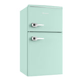 Avanti Retro Series Compact Refrigerator and Freezer, 3.0 cu. ft. - Seafoam Green / 3.0 cu. ft.