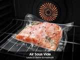 Bespoke 6.0 cu. ft. Smart Slide-In Gas Range with Air Sous Vide & Air Fry in White Glass