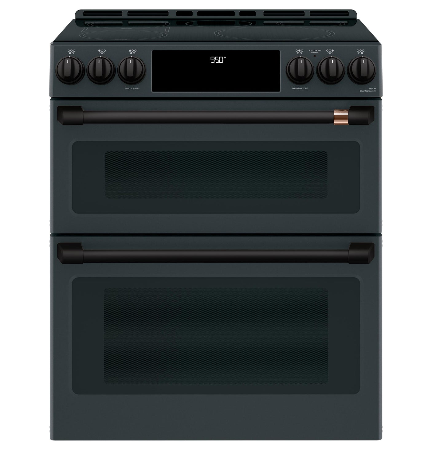 Café™ 30" Smart Slide-In, Front-Control, Induction and Convection Double-Oven Range