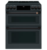 Café™ 30" Smart Slide-In, Front-Control, Induction and Convection Double-Oven Range