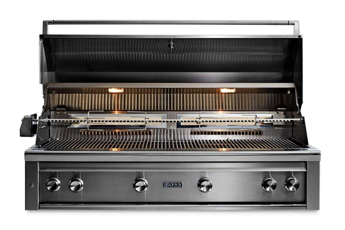 54" Built-In Grill - 1 Trident™ w/ Rotisserie - Glacier