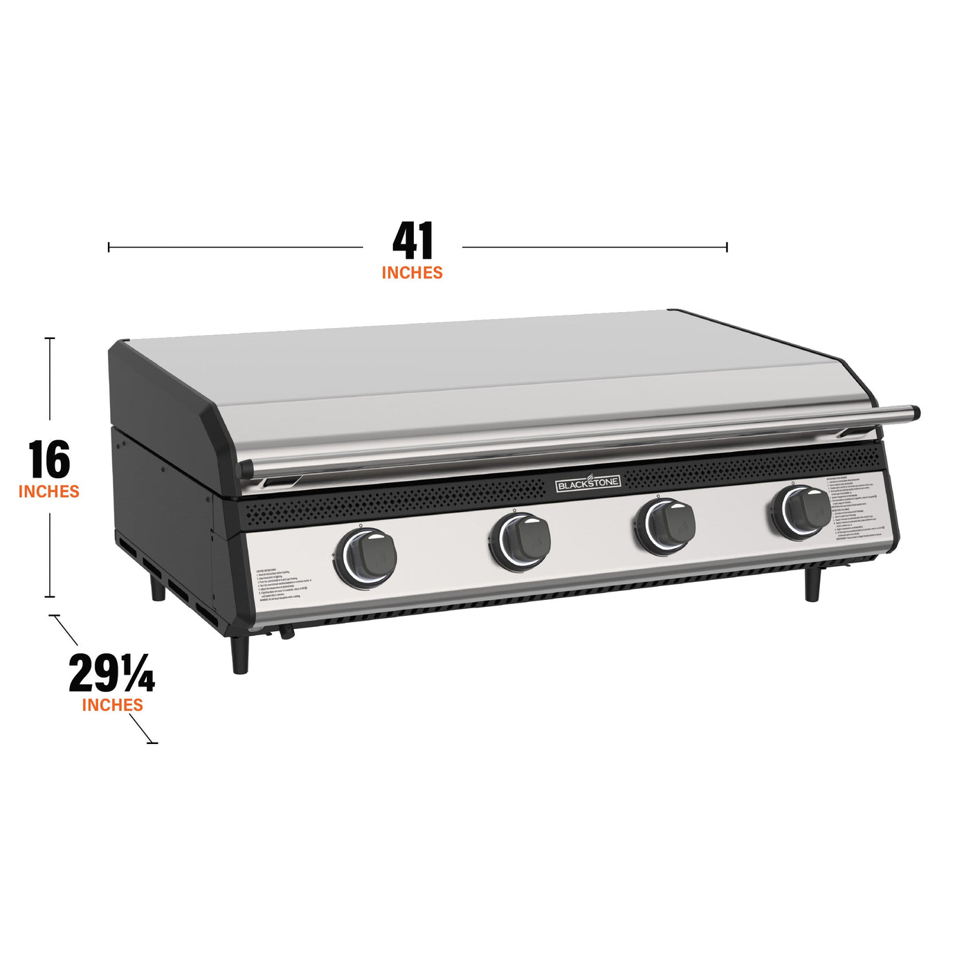 36" Drop-in Griddle with Hood (Propane)