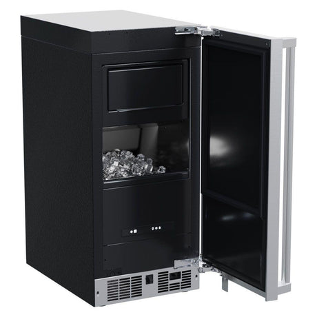 15-In Marvel Professional Clear Ice Machine With Pump Included with Brightshield\u2122 - No, Door Style - Stainless Steel