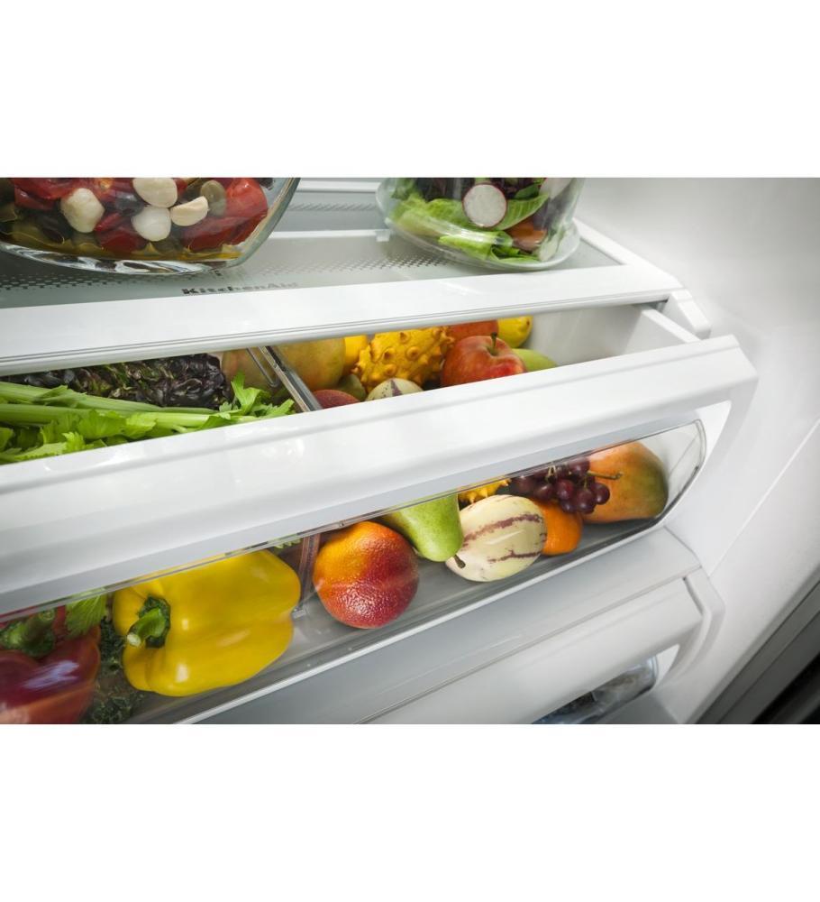 20.8 Cu. Ft. 36-Inch Width Built-In Bottom-Freezer Refrigerator, Overlay Panel-Ready - Panel Ready