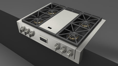 SOFIA 36" PRO GAS RANGETOP WITH GRIDDLE