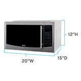 Avanti 1.1 cu. ft. Microwave Oven - Mirrored / 1.1 cu. ft.