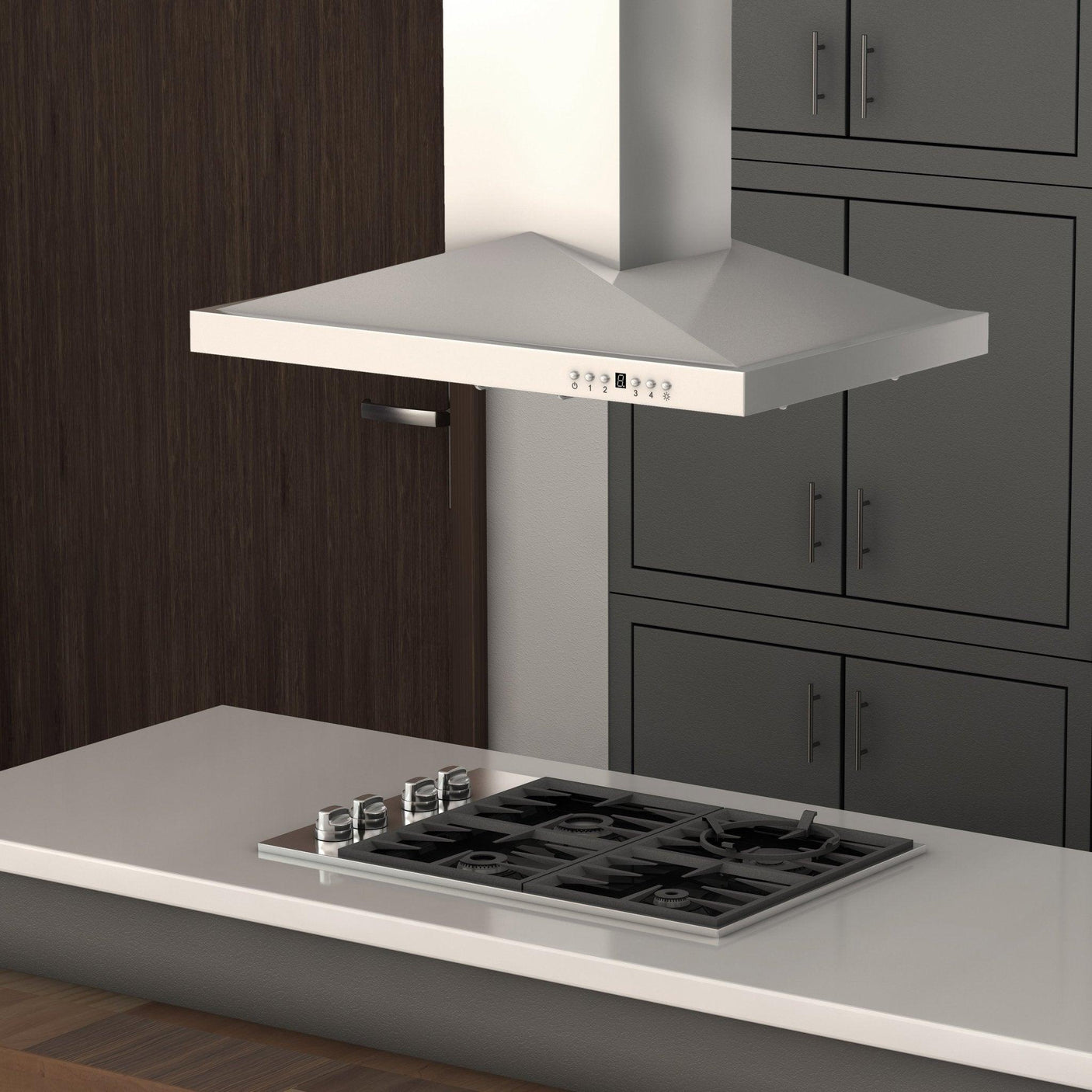 ZLINE Island Mount Range Hood In Stainless Steel (GL1i)