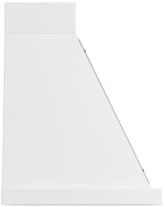 Nostalgie 30 Inch White Wall Mount Convertible Range Hood