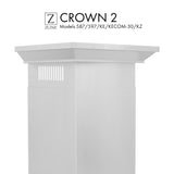 ZLINE Crown Molding 2 For Wall Range Hood (CM2-587/597/KE/KECOM-30/KZ)