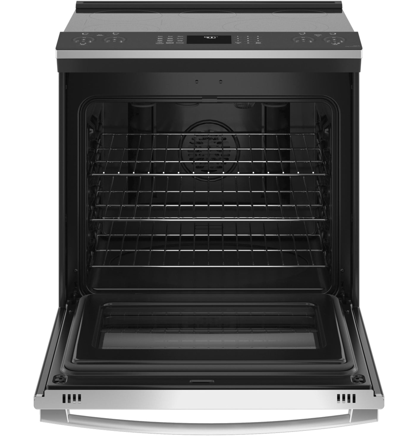 GE Profile™ 30" Smart Slide-In Electric Convection Fingerprint Resistant Range with No Preheat Air Fry