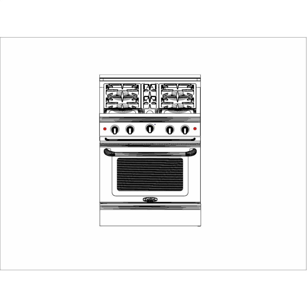 30" Gas Convection Range with 4 Sealed Burners 19K BTU