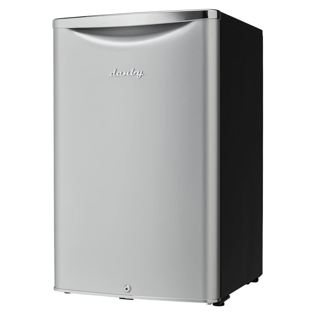 Danby 4.4 cu. ft. Retro Compact Fridge in Iridium Silver ()