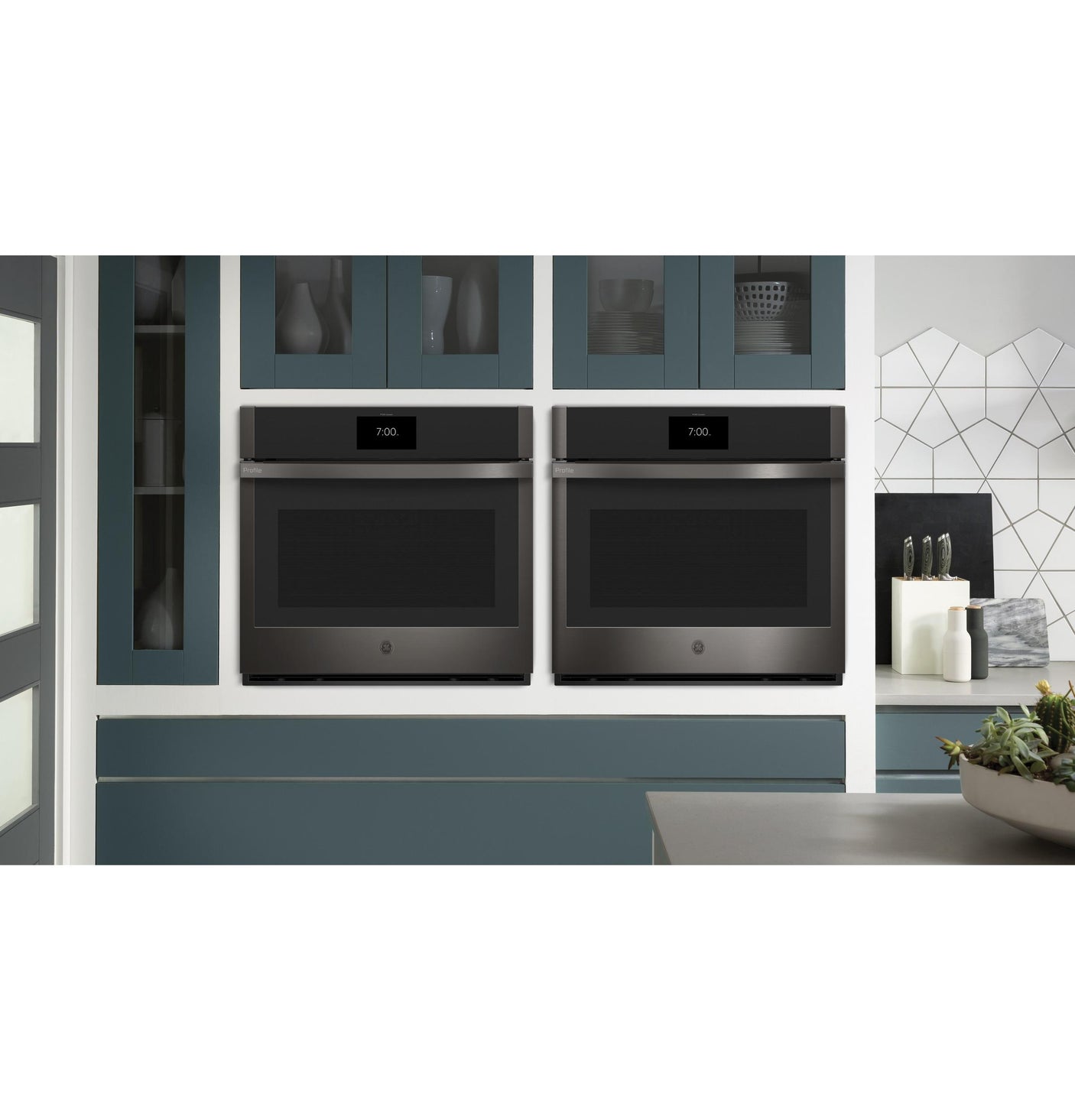 GE Profile™ 30" Smart Built-In Convection Single Wall Oven with No Preheat Air Fry and Precision Cooking