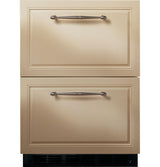 Monogram 24" Panel-Ready Double-Drawer Refrigerator