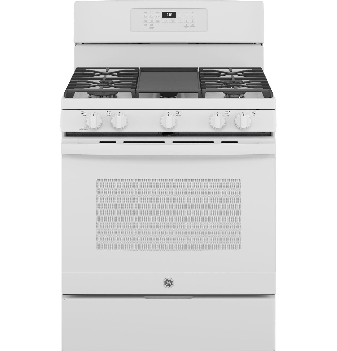 GE® 30" Free-Standing Gas Convection Range with No Preheat Air Fry